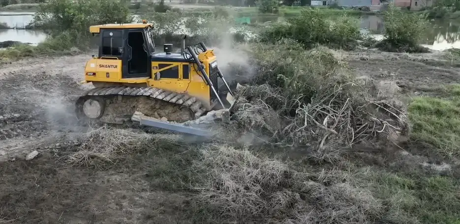 commercial-building-site-preparation-bulldozer
